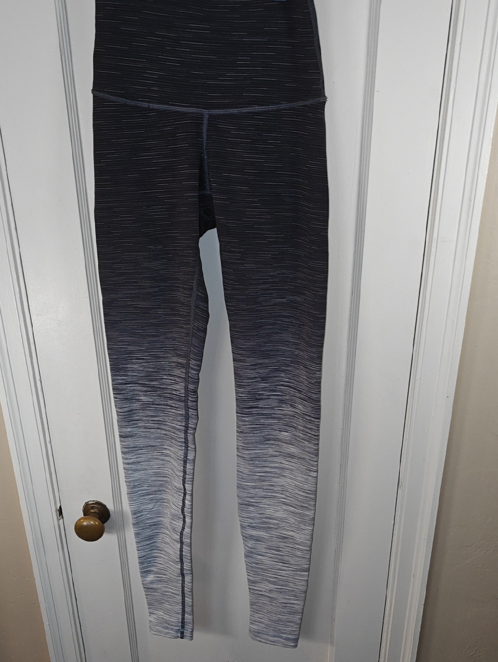 lululemon athletica Ombre Black to Light Gray Leggings